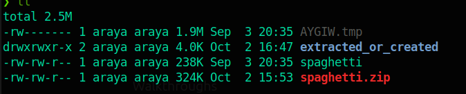 File type output for spaghetti and AYGIW.tmp